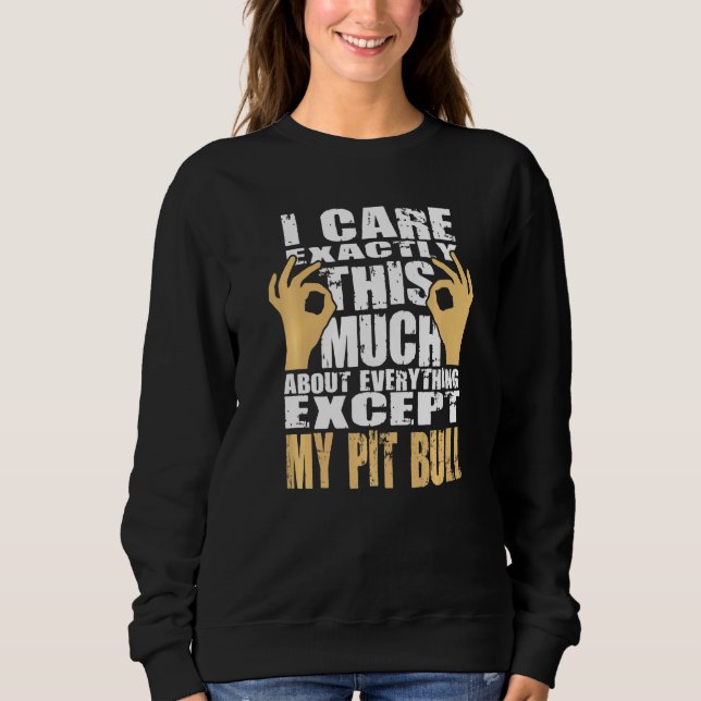 Sweatshirt Pit Bull Pit (Devant)