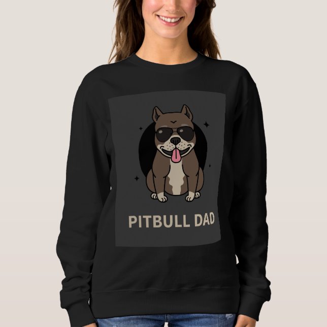 Sweatshirt Pitbull Chien 62 (Devant)