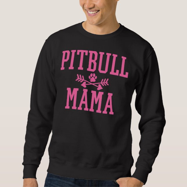 Sweatshirt Pitbull Chien Maman Maman Maman (Devant)