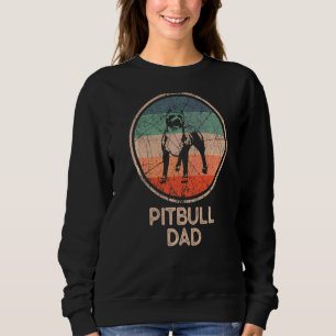 Sweatshirt Pitbull Chien Vintage Pitbull Papa