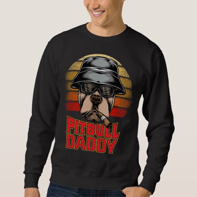 Sweatshirt Pitbull Daddy 257 (Devant)