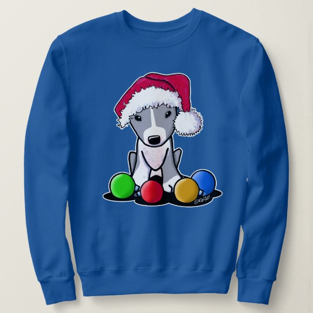 Sweatshirt Pitbull de Noël (Design devant)