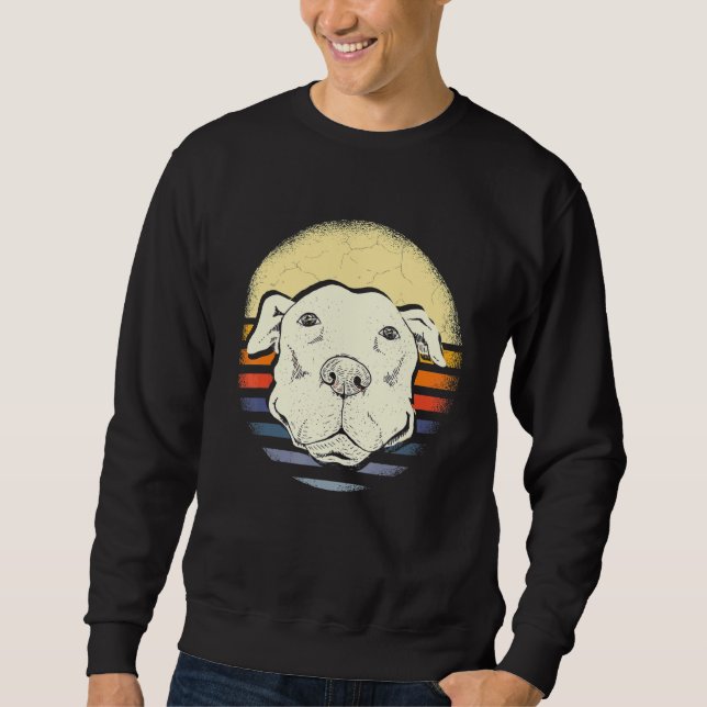 Sweatshirt Pitbull Dog Owner Pup Puppy Animal Pet Dog   (Devant)