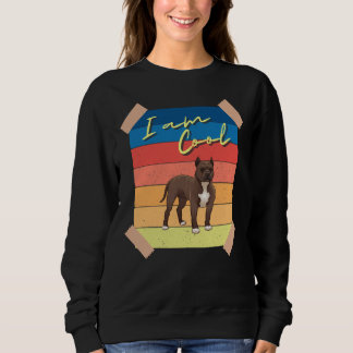Sweatshirt Pitbull Je suis Cool