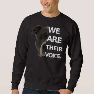 Sweatshirt Pitbull Love Nous sommes leurs Amoureux de les chi