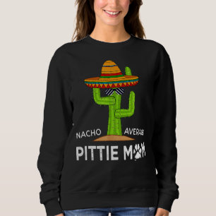 Sweatshirt Pitbull Lover Humour drôle Dire Pittie Maman
