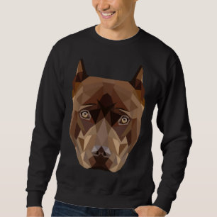 Sweatshirt Pitbull Low Poly