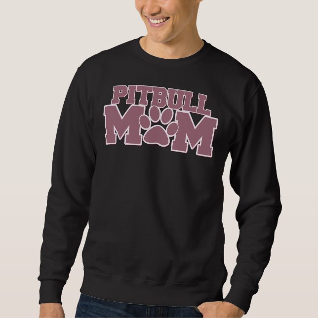 Sweatshirt Pitbull Maman 49 (Devant)