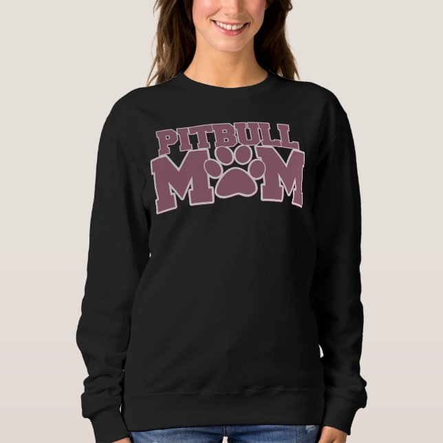 Sweatshirt Pitbull Maman 49 (Devant)
