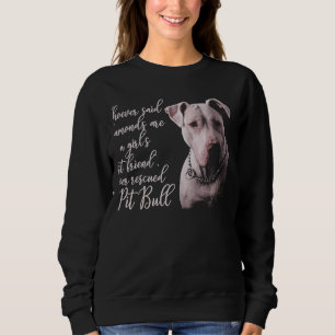 Sweatshirt Pitbull meilleur ami chien