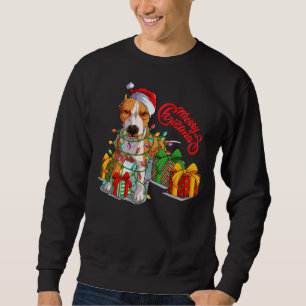 Sweatshirt Pitbull Noël Joyeux Pitmas Père Noël