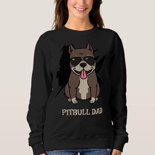 Sweatshirt Pitbull Papa (Devant)