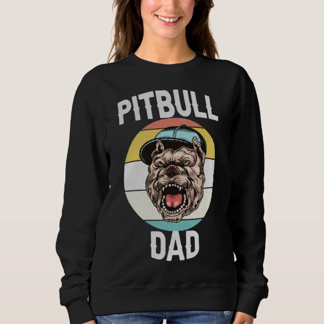 Sweatshirt Pitbull Papa (Devant)