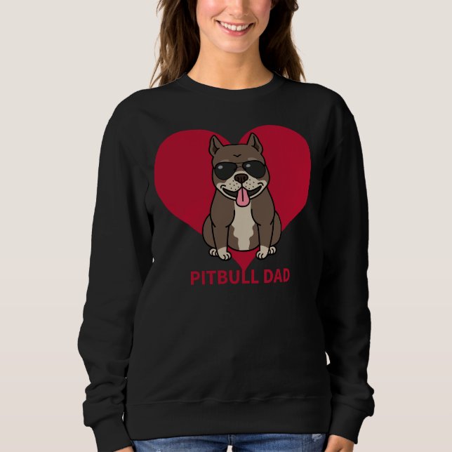 Sweatshirt Pitbull Papa 246 (Devant)