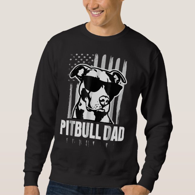 Sweatshirt Pitbull Papa 36 (Devant)