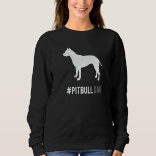 Sweatshirt Pitbull Papa Pour Hommes Pitbull Chien Papa