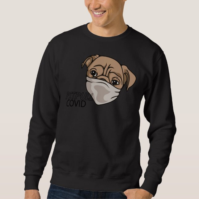 Sweatshirt Pitbull Pit Bull Maman (Devant)