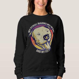Sweatshirt Pitbull Pour Pitbull Maman Ou Pitbull Papa Pitbull