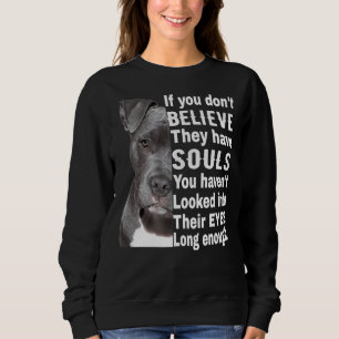 Sweatshirt Pitbull Propriétaire Soul Pitbull I Love Pitbull F