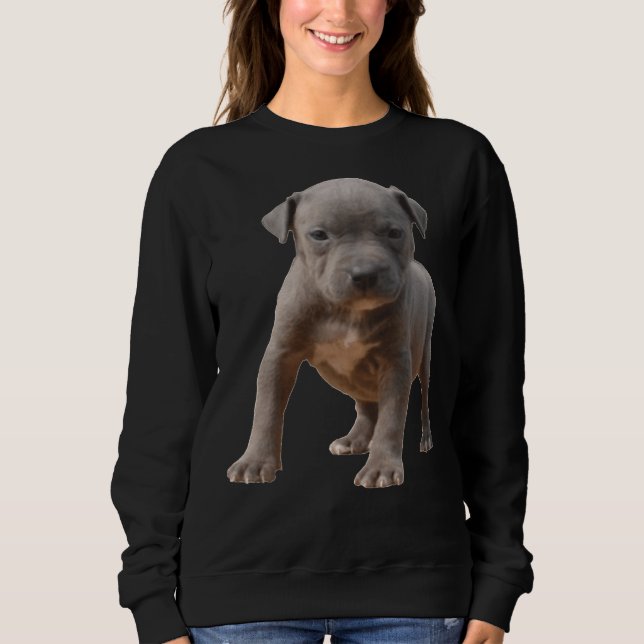 Sweatshirt Pitbull Puppy Power (Devant)