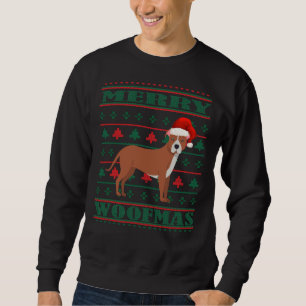 Sweatshirt Pitbull Ugly Christmas Sweater