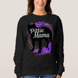 Sweatshirt Pittie Mama Pitbull Pit Bull Chien Maman 2