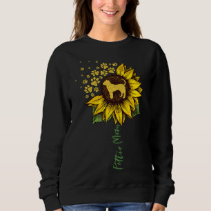Sweatshirt Pittie Maman Tournesol Pitbull Amant Cadeaux Chig 