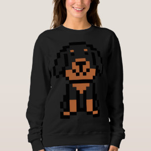 Sweatshirt Pixel Dog Rottweiler