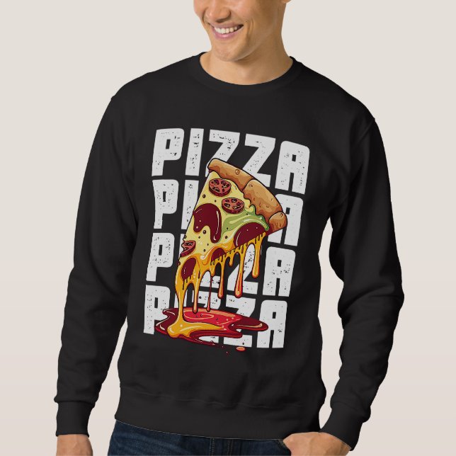 Sweatshirt Pizza (Devant)