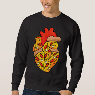 Sweatshirt Pizza Coeur Slice Neapolitain Pizzeria Pizzaiolo C