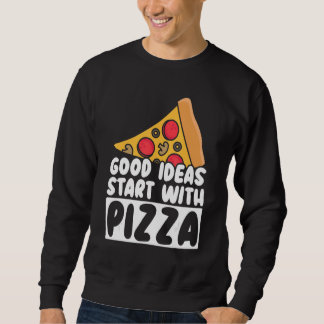 Sweatshirt Pizza Italian Food