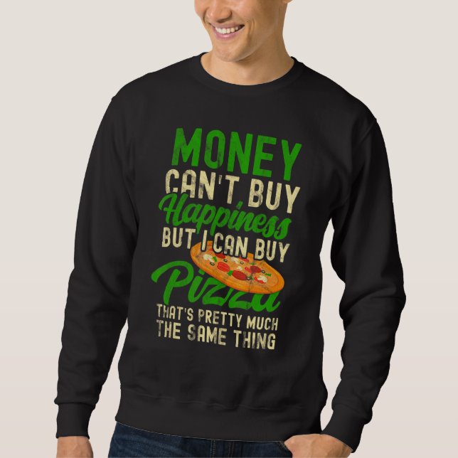 Sweatshirt Pizza Italienne Mozarella Sauce Chewy 3 (Devant)