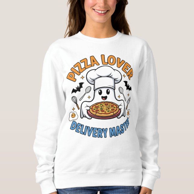 Sweatshirt Pizza Lover – Delivery Master Ghost Chef (Devant)