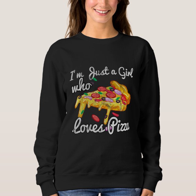 Sweatshirt Pizza Mozarella Sauce italienne 1 (Devant)