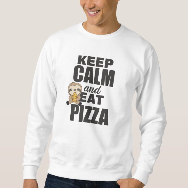 Sweatshirt Pizza Sloth Pizza Amateurs Drôle Dire (Devant)
