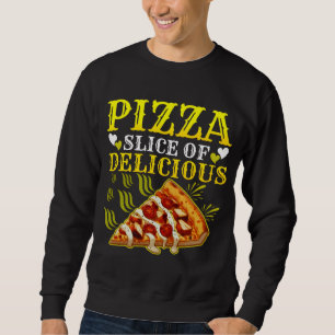 Sweatshirt Pizza tranche de délicieux