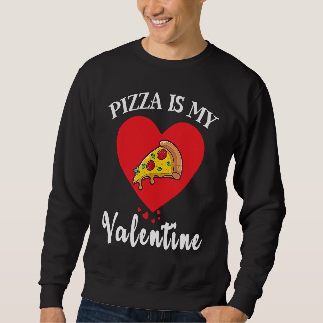 Sweatshirt Pizza Valentines Day Heart Apparel Toddler Boys Gi (Devant)