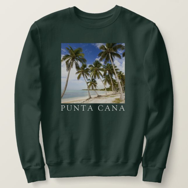 Sweatshirt Plage à Punta Cana | République dominicaine (Design devant)