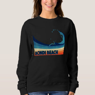Sweatshirt Plage Bondi Australie Rétro Surf  Voile & Pêche