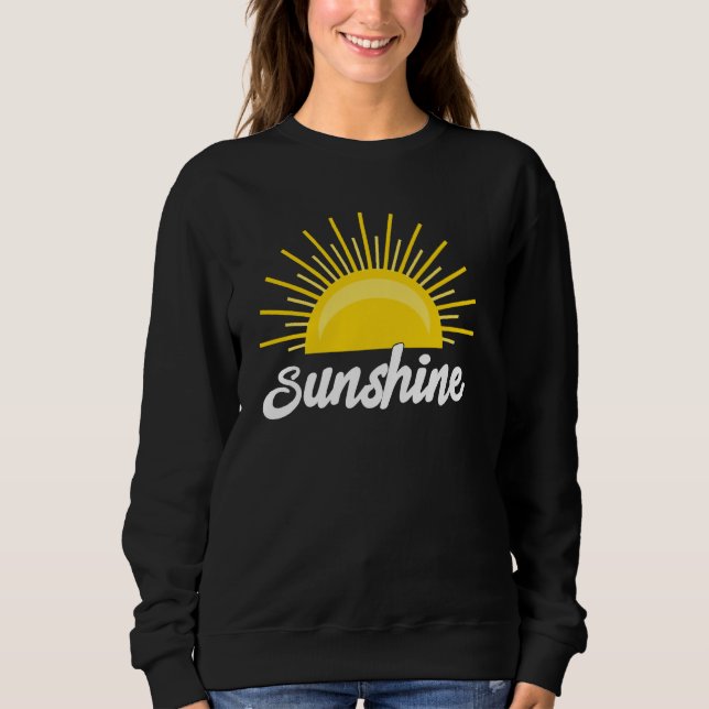Sweatshirt Plage Cute Vacances été Tee soleil Sand Soleil H (Devant)
