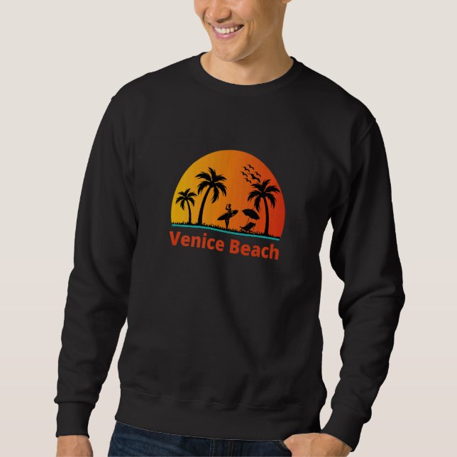 Sweatshirt Plage de Venice (Devant)
