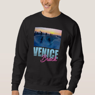 Sweatshirt Plage de Venise Californie Parc de Skateboard Couc
