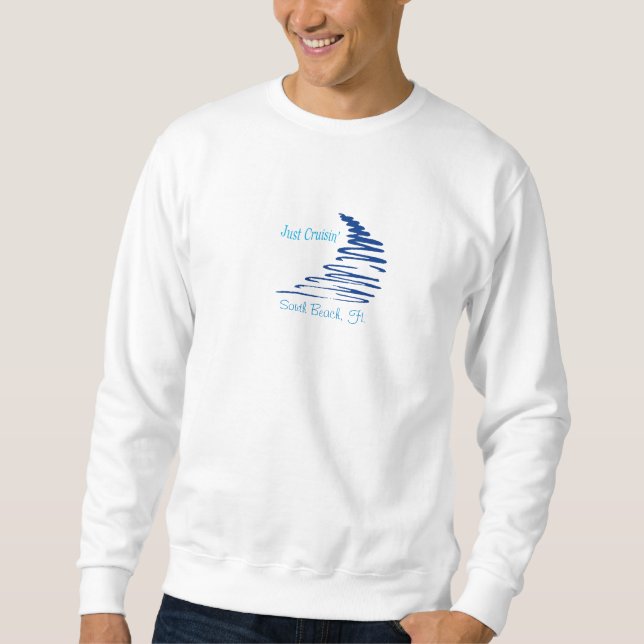 Sweatshirt Plage du sud de Cruisin'_ pas droit de Lines_Just, (Devant)