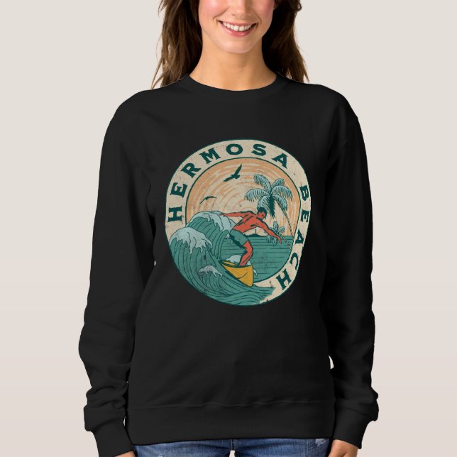 Sweatshirt Plage Hermosa (Devant)