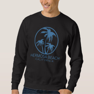 Sweatshirt Plage Hermosa Côte Californie Los Angeles 310 424