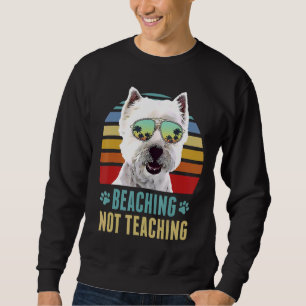 Sweatshirt Plage non enseigner West Highland White Terrier