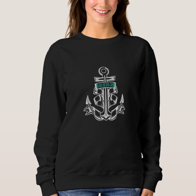 Sweatshirt Plage Notre Dame France - Ancre (Devant)