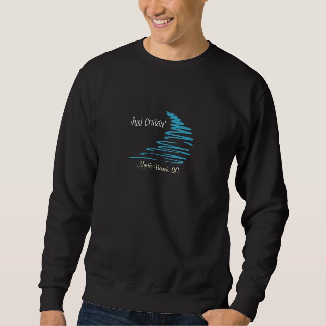 Sweatshirt Plage pas droite du Myrte de Cruisin'_ de (Devant)