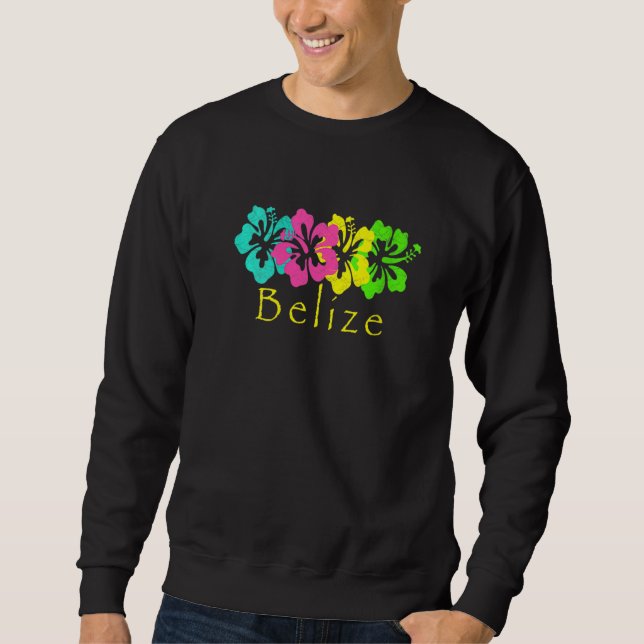 Sweatshirt Plage tropicale du Belize  Surf au Belize (Devant)