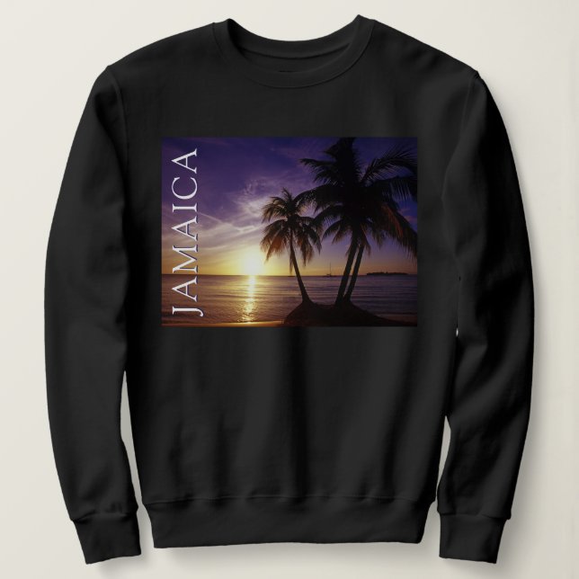 Sweatshirt Plages à Negril Jamaïque (Design devant)